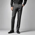 charcoal trousers image